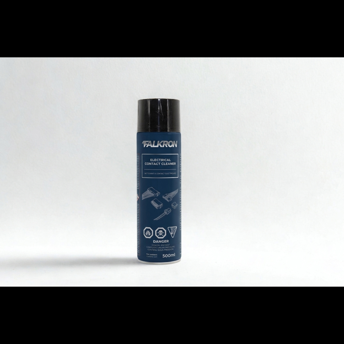 FALKRON Electrical Contact Cleaner 500ml Aerosol Spray — VOC Compliant Professional Grade